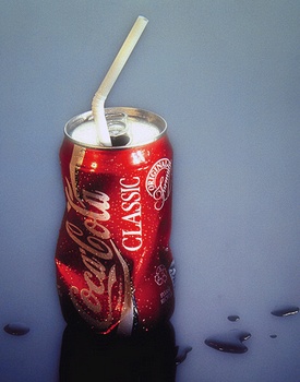 Crushed Coke can